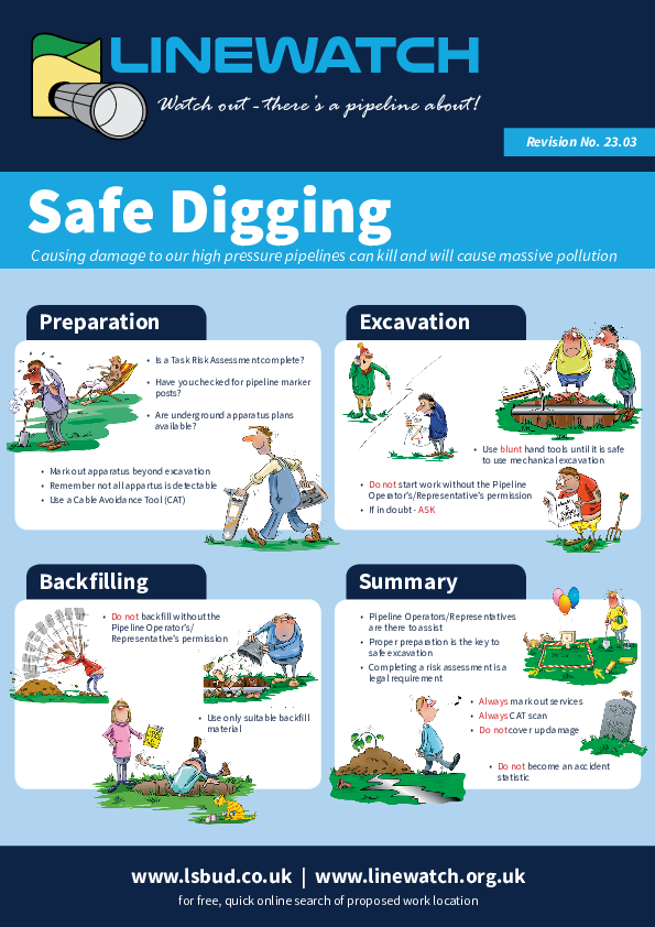 Safe Digging Leaflet 