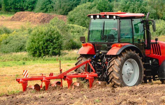 tractor with subsoiler